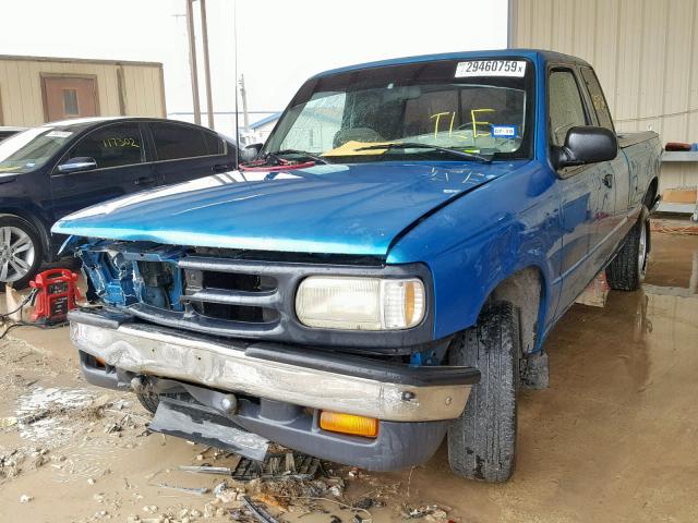 4F4CR16U6TTM16227 - 1996 MAZDA B3000 CAB BLUE photo 2