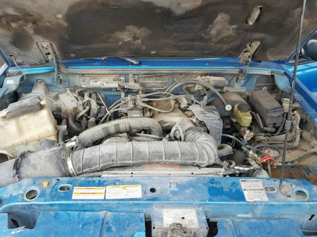 4F4CR16U6TTM16227 - 1996 MAZDA B3000 CAB BLUE photo 7