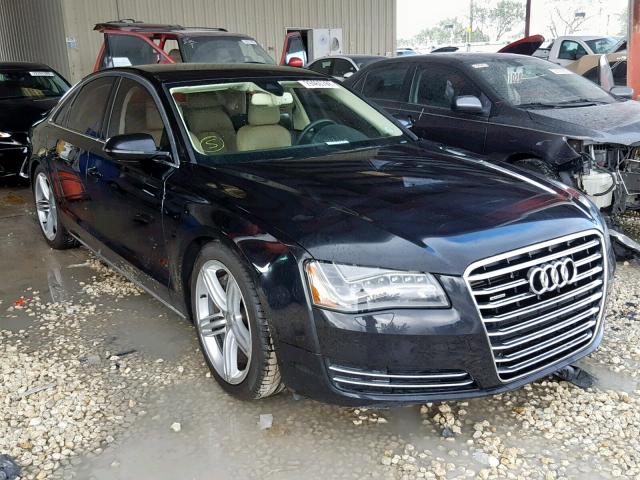 WAUAVAFDXBN013010 - 2011 AUDI A8 QUATTRO BLACK photo 1