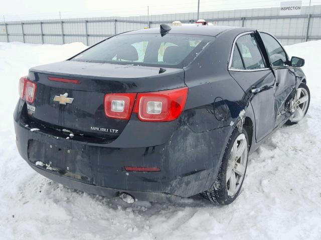 1G11G5SX2FF318465 - 2015 CHEVROLET MALIBU LTZ BLACK photo 4