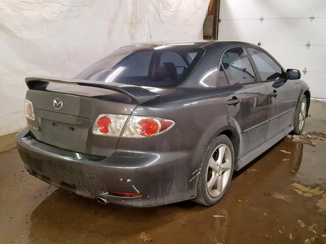 1YVHP80D635M31833 - 2003 MAZDA 6 S GRAY photo 4