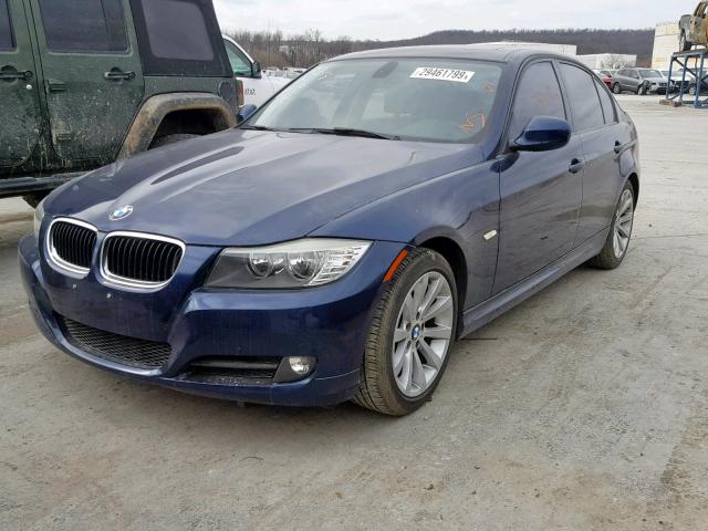 WBAPH5C57BA447592 - 2011 BMW 328 I SULE BLUE photo 2