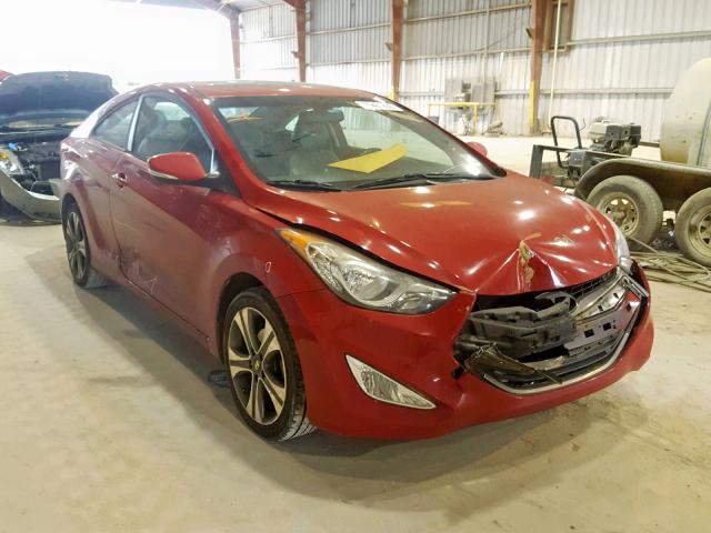 KMHDH6AE7DU008761 - 2013 HYUNDAI ELANTRA CO RED photo 1