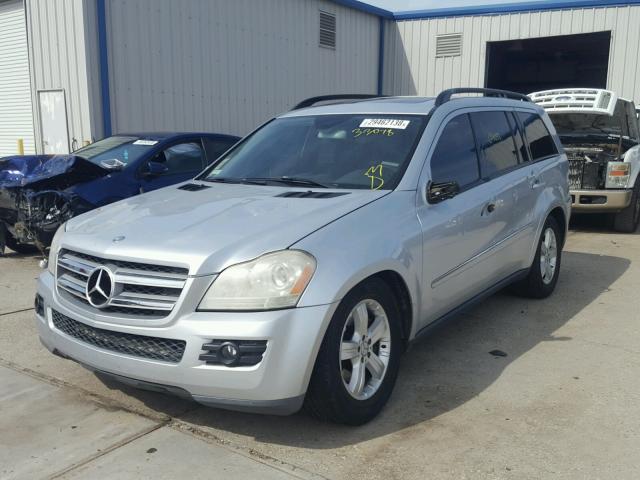 4JGBF71E37A093025 - 2007 MERCEDES-BENZ GL 450 4MA SILVER photo 2