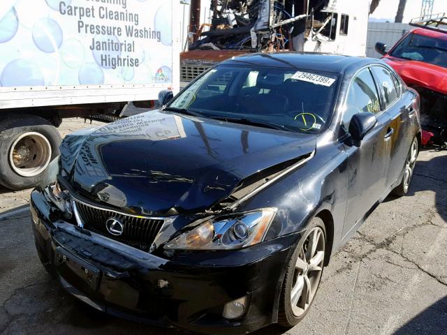 JTHBK262692085594 - 2009 LEXUS IS 250 BLACK photo 2