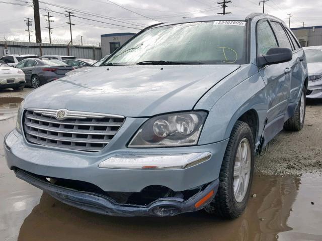 2C4GF68445R595617 - 2005 CHRYSLER PACIFICA T BLUE photo 2