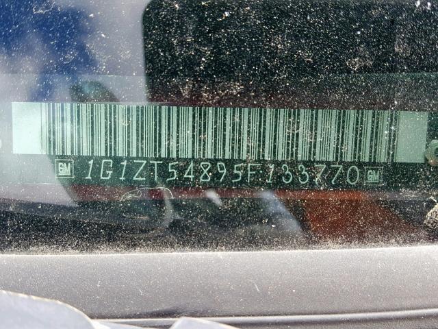 1G1ZT54895F133770 - 2005 CHEVROLET MALIBU LS BURGUNDY photo 10