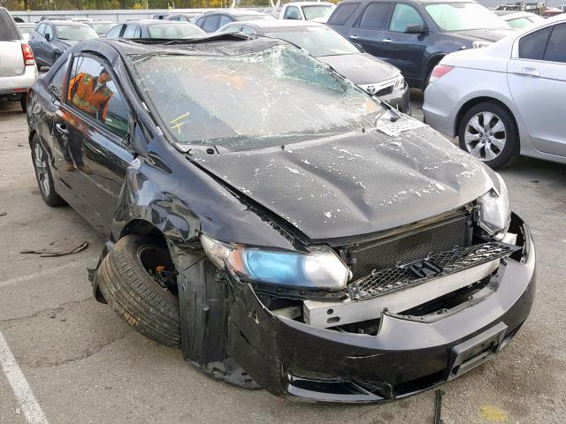 2HGFG12939H527693 - 2009 HONDA CIVIC EXL BLACK photo 1