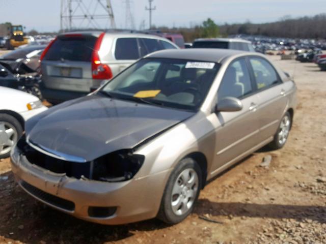 KNAFE121085494833 - 2008 KIA SPECTRA EX GOLD photo 2