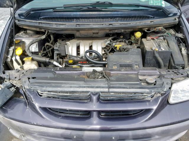 1B4GP54L1TB416981 - 1996 DODGE GRAND CARA GRAY photo 7