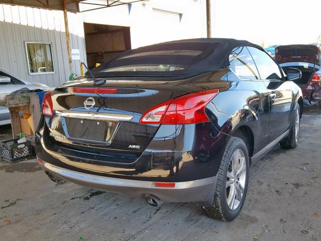 JN8AZ1FY8BW002127 - 2011 NISSAN MURANO CRO BLACK photo 4