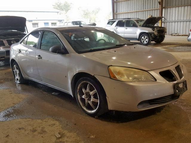 1G2ZF57B384247113 - 2008 PONTIAC G6 VALUE L SILVER photo 1