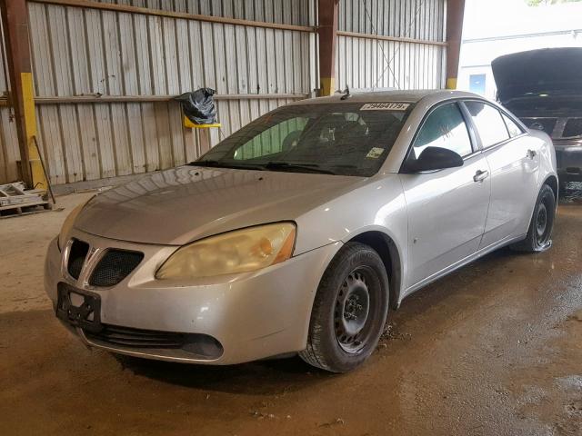 1G2ZF57B384247113 - 2008 PONTIAC G6 VALUE L SILVER photo 2