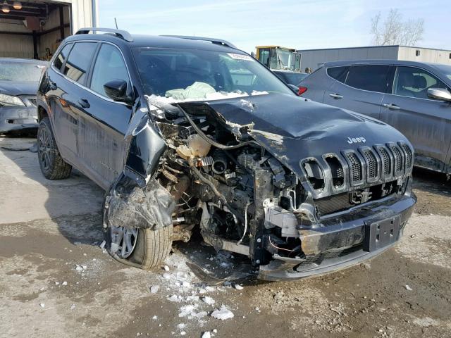 1C4PJMCB4FW654716 - 2015 JEEP CHEROKEE L BLACK photo 1