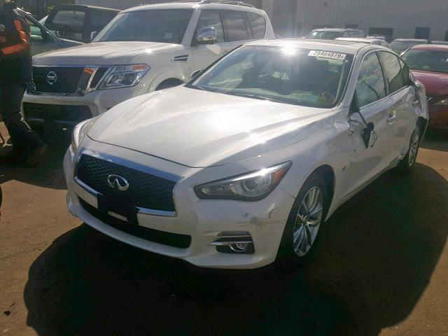 JN1CV7AR3GM252271 - 2016 INFINITI Q50 BASE WHITE photo 2