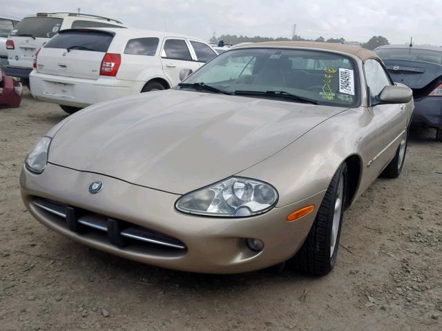 SAJGX2743VC013699 - 1997 JAGUAR XK8 BEIGE photo 2