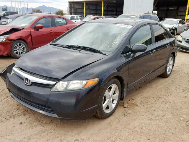 1HGFA16908L050363 - 2008 HONDA CIVIC EXL GRAY photo 2