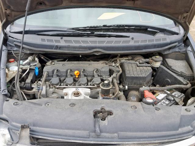 1HGFA16908L050363 - 2008 HONDA CIVIC EXL GRAY photo 7