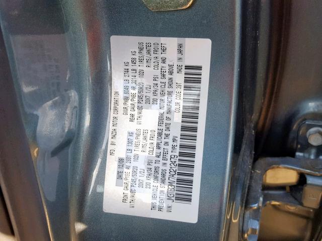 JM3TB3MV7A0212479 - 2010 MAZDA CX-9 GRAY photo 10