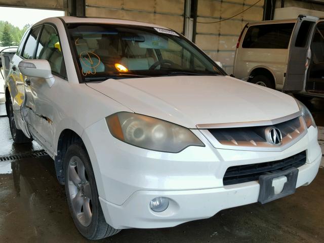 5J8TB18567A018747 - 2007 ACURA RDX TECHNO WHITE photo 1