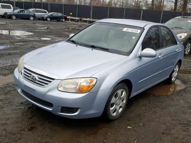 KNAFE121475474423 - 2007 KIA SPECTRA EX BLUE photo 2