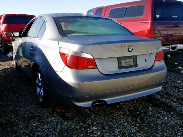 WBANA53575B862373 - 2005 BMW 525 I SILVER photo 3