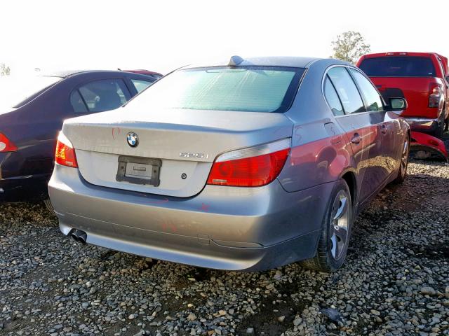 WBANA53575B862373 - 2005 BMW 525 I SILVER photo 4