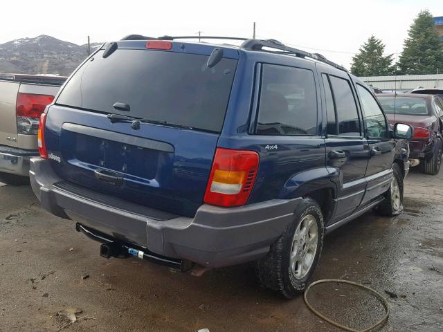 1J4GW58S3XC777887 - 1999 JEEP GRAND CHER BLUE photo 4