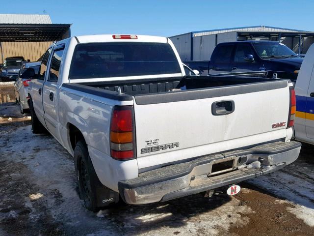 2GTEC13V871110318 - 2007 GMC NEW SIERRA WHITE photo 3