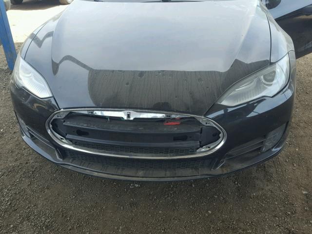 5YJSA1CP4DFP12135 - 2013 TESLA MODEL S BLACK photo 7