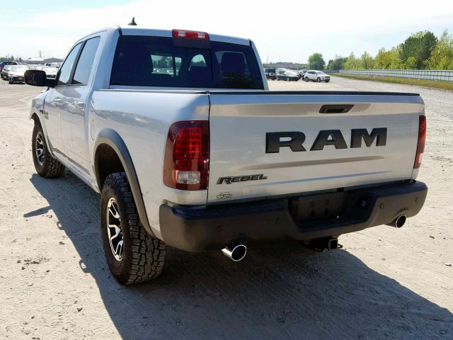 1C6RR6YTXHS752505 - 2017 RAM 1500 REBEL ვერცხლისფერი ფოტო 3