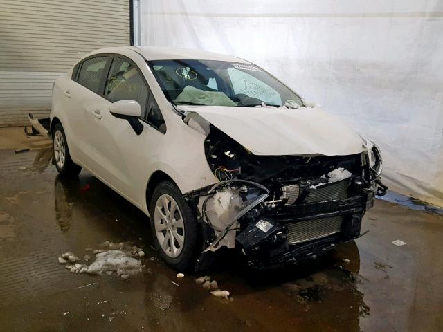 KNADM4A35G6680830 - 2016 KIA RIO LX WHITE photo 1