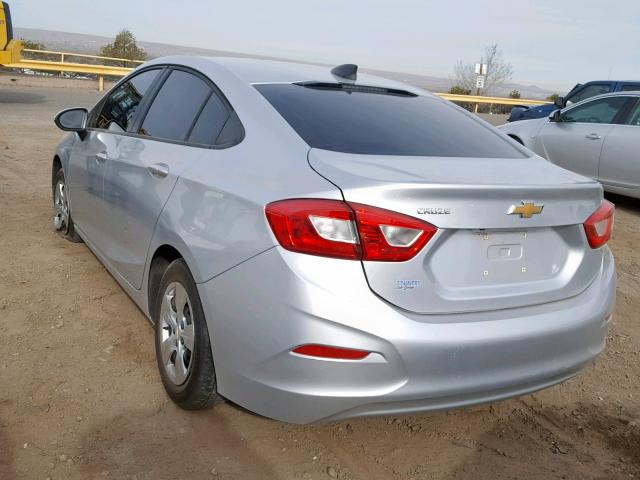 1G1BC5SMXJ7120158 - 2018 CHEVROLET CRUZE LS SILVER photo 3