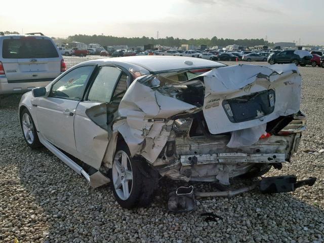 19UUA66236A069621 - 2006 ACURA 3.2TL WHITE photo 3