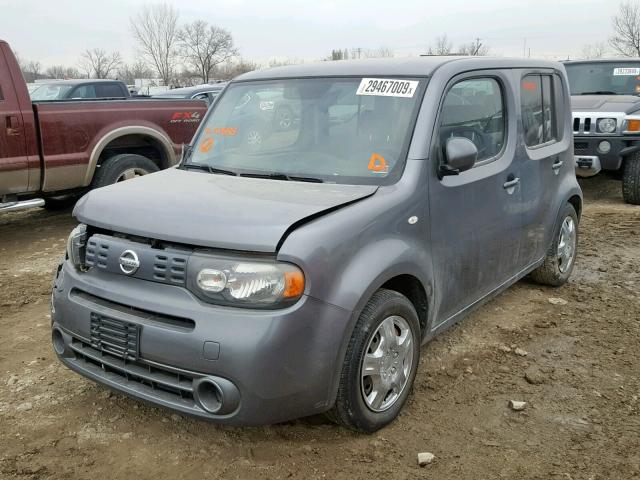 JN8AZ2KR1AT159888 - 2010 NISSAN CUBE BASE GRAY photo 2