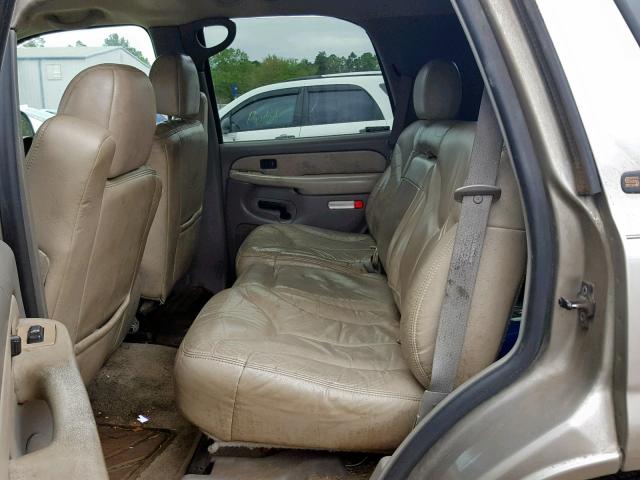 1GKEC13T9YJ161143 - 2000 GMC YUKON GRAY photo 6