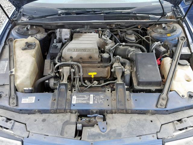 2G1WL54TXP9111280 - 1993 CHEVROLET LUMINA BLUE photo 7