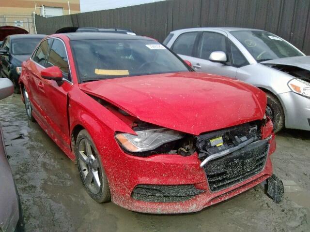 WAUJFRFF1F1096403 - 2015 AUDI A3 PROGRES RED photo 1