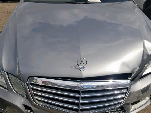 WDDHF5KB3CA596853 - 2012 MERCEDES-BENZ E 350 SILVER photo 7