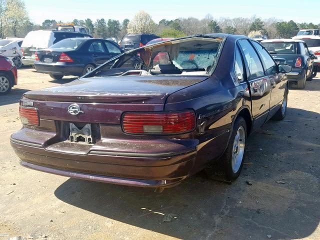 1G1BL52P5TR169463 - 1996 CHEVROLET CAPRICE / MAROON photo 4