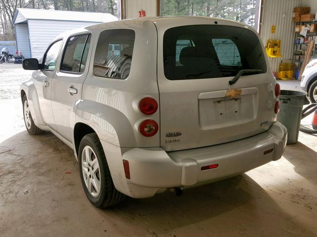 3GNBAADB7AS525808 - 2010 CHEVROLET HHR LS Plata foto 3