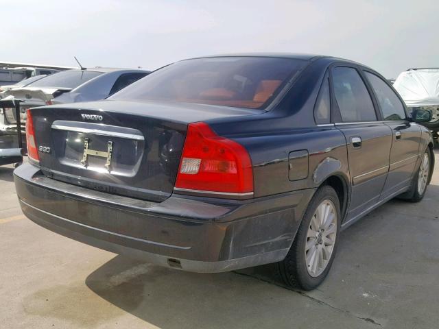 YV1TS592161440931 - 2006 VOLVO S80 2.5T BLACK photo 4