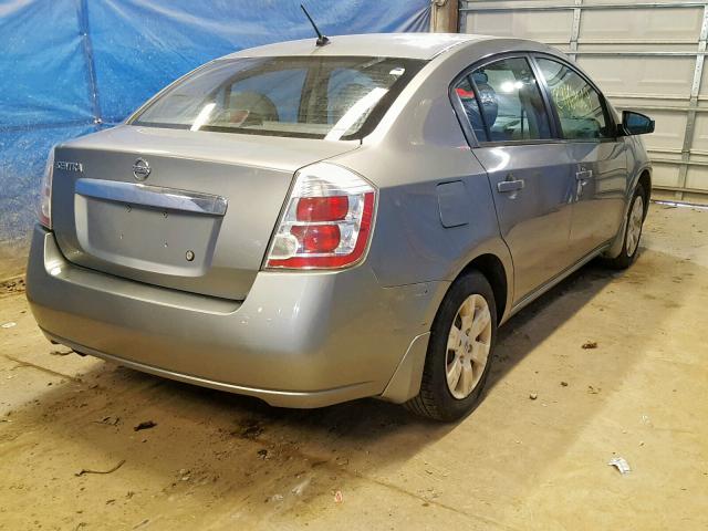 3N1AB6AP4AL726836 - 2010 NISSAN SENTRA 2.0 GRAY photo 4