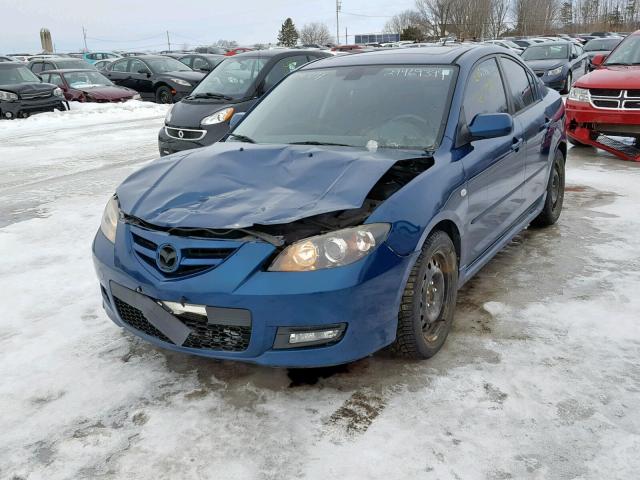 JM1BK323471613660 - 2007 MAZDA 3 S BLUE photo 2