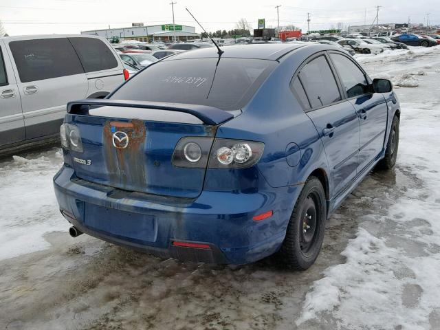 JM1BK323471613660 - 2007 MAZDA 3 S BLUE photo 4