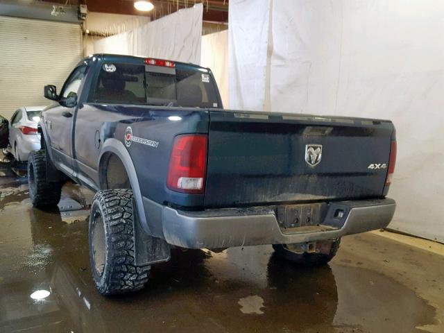 3D7LT2EL2BG530459 - 2011 DODGE RAM 2500 GREEN photo 3