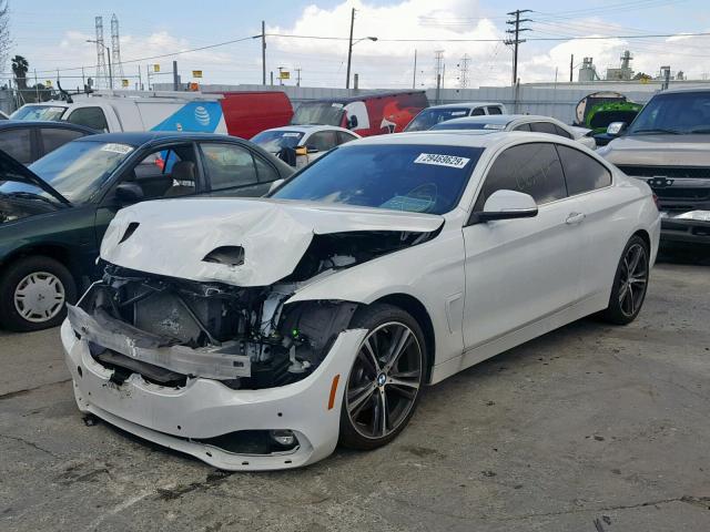 WBA4W7C53JAB87682 - 2018 BMW 440I WHITE photo 2