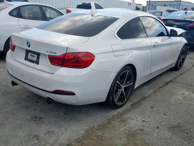 WBA4W7C53JAB87682 - 2018 BMW 440I WHITE photo 4