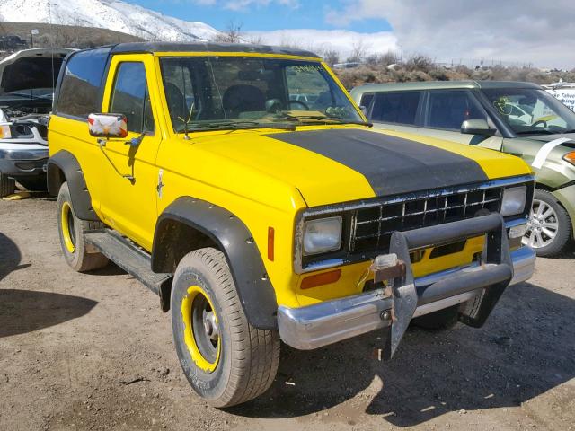 1FMCU14SXEUC04089 - 1984 FORD BRONCO II YELLOW photo 1