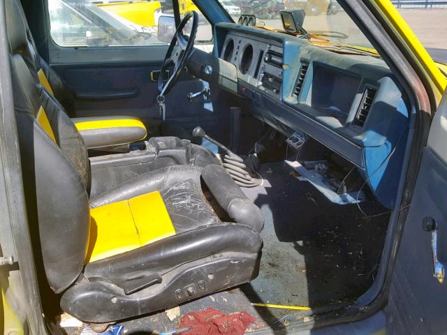 1FMCU14SXEUC04089 - 1984 FORD BRONCO II YELLOW photo 5